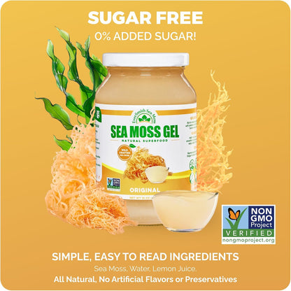 Wildcrafted Irish Sea Moss Gel - Unflavoured (454 g)