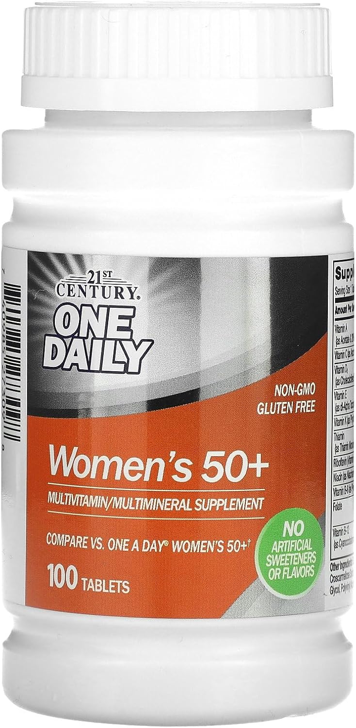 21st Century One Daily Women's 50+ Tablets, 100 Count - görsel 1