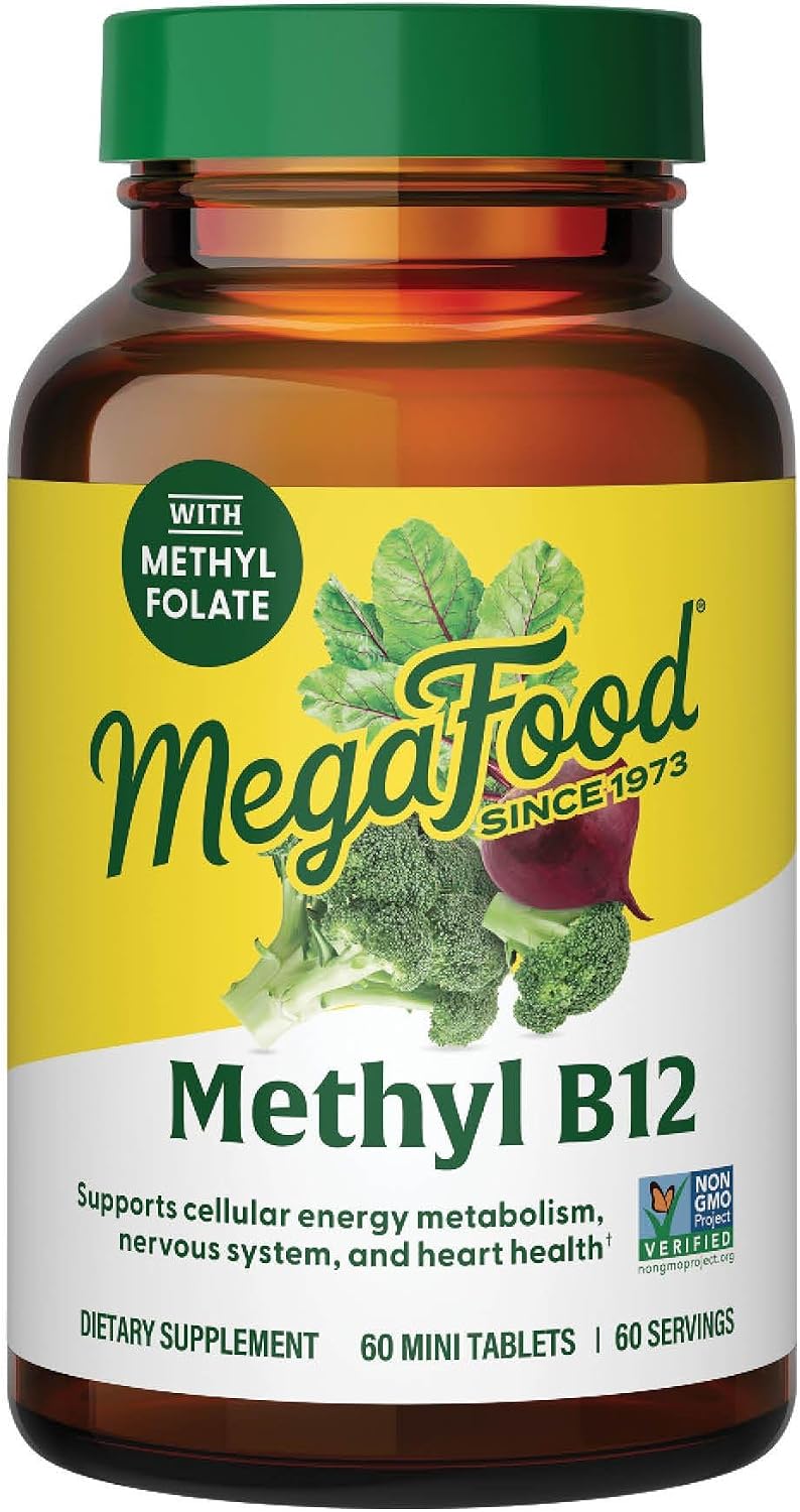 MegaFood Methyl B12 - Vegan - Methyl Folate, Vitamin B12 & B6 - 90 Tablets - görsel 10