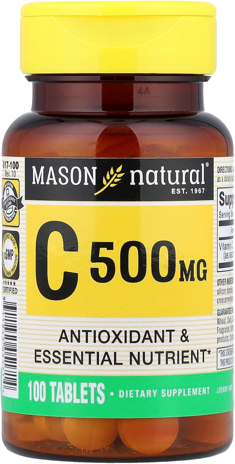Mason Natural C 500 mg - 100 Tablets - görsel 1