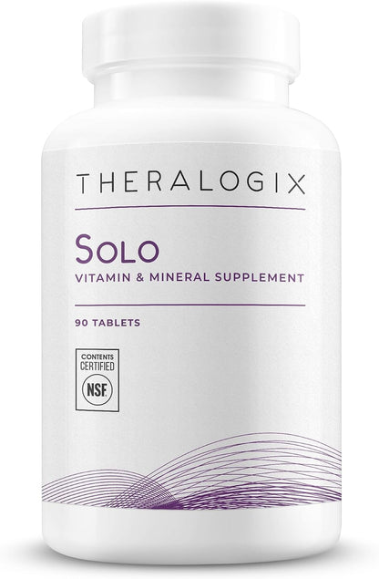 Theralogix Solo Multivitamin & Multimineral Supplement Without Iron – 90 Tablets