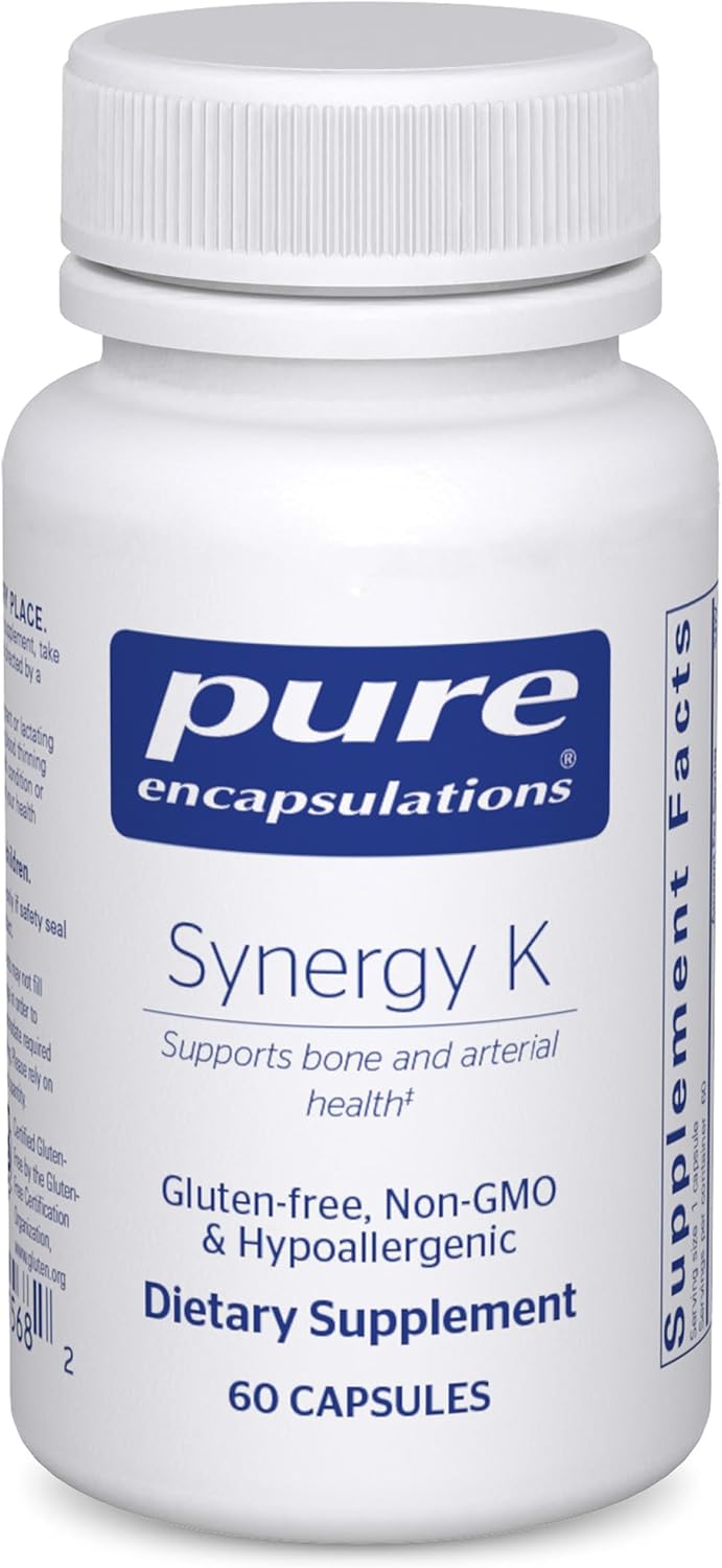 Pure Encapsulations Synergy K - Vitamin K1, K2 & D3 - 60 Capsules - görsel 1