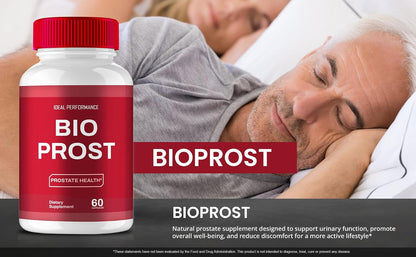 IDEAL PERFORMANCE Bioprost Capsules - Maximum Strength Prostate Health Food Supplement (60 Capsules)