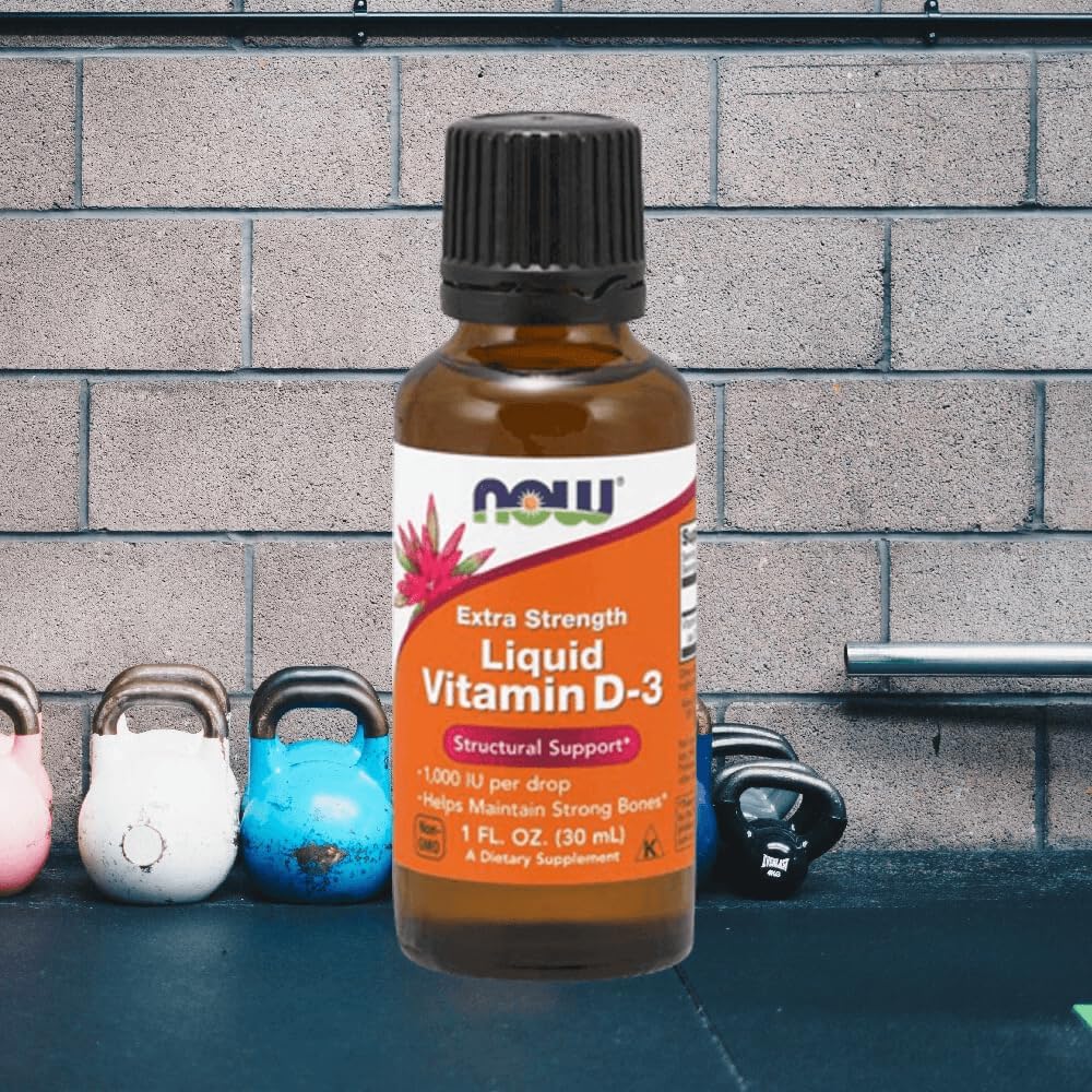 NOW Foods Vitamin D-3 Liquid, High Strength, 30 ml - görsel 2