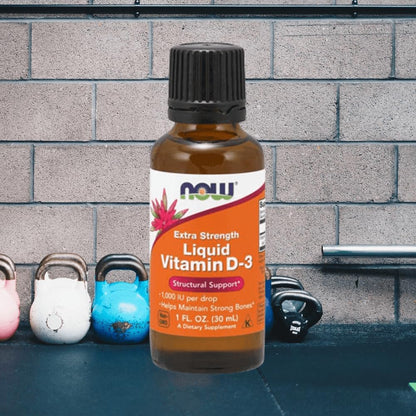 NOW Foods Vitamin D-3 Liquid, High Strength, 30 ml