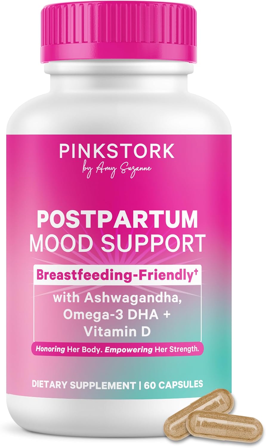 Pink Stork Postpartum Mood Support, 120 Capsules - görsel 9
