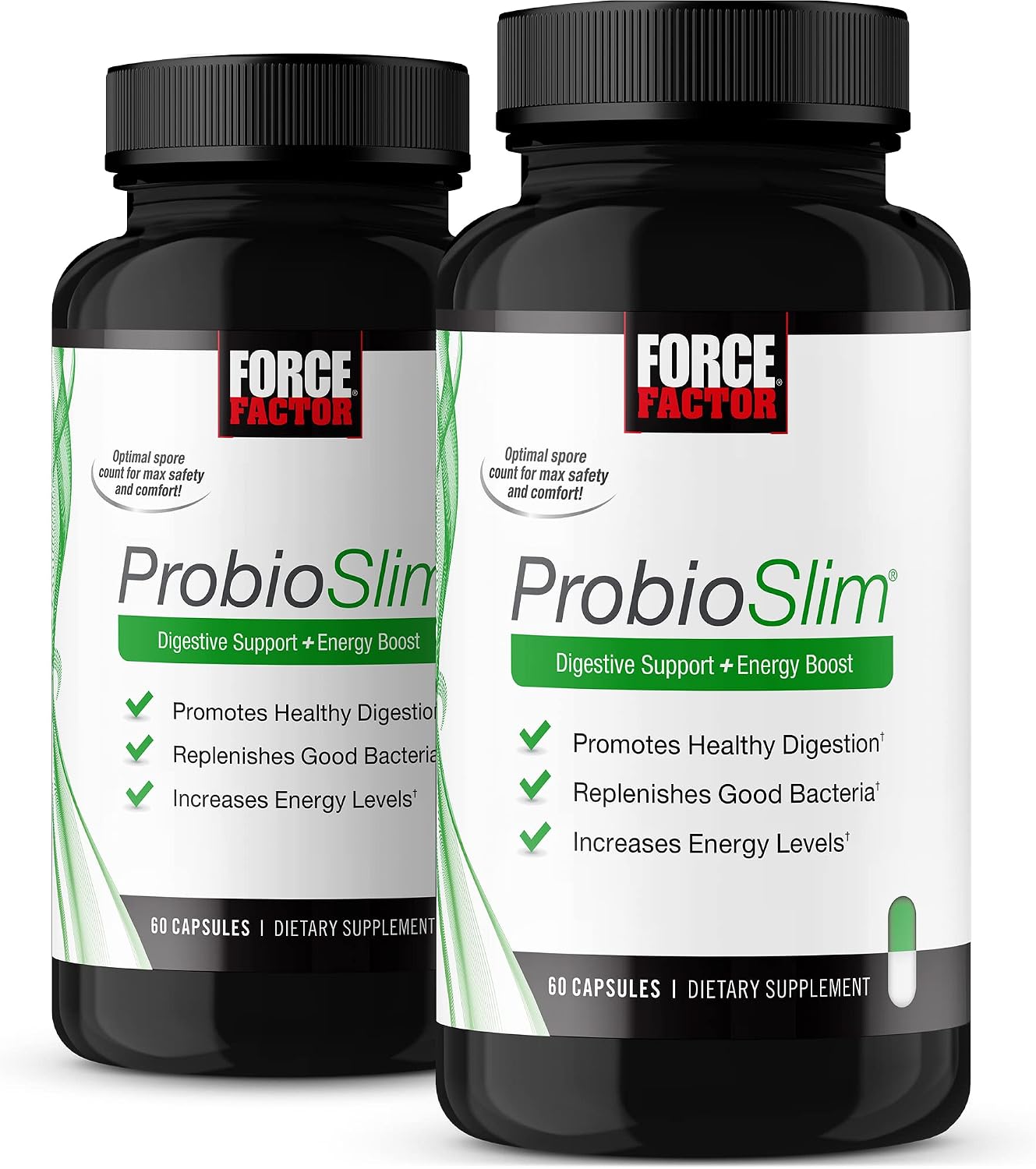 Force Factor ProbioSlim Probiotic Supplement (2-Pack) - görsel 1
