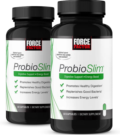 Force Factor ProbioSlim Probiotic Supplement (2-Pack)