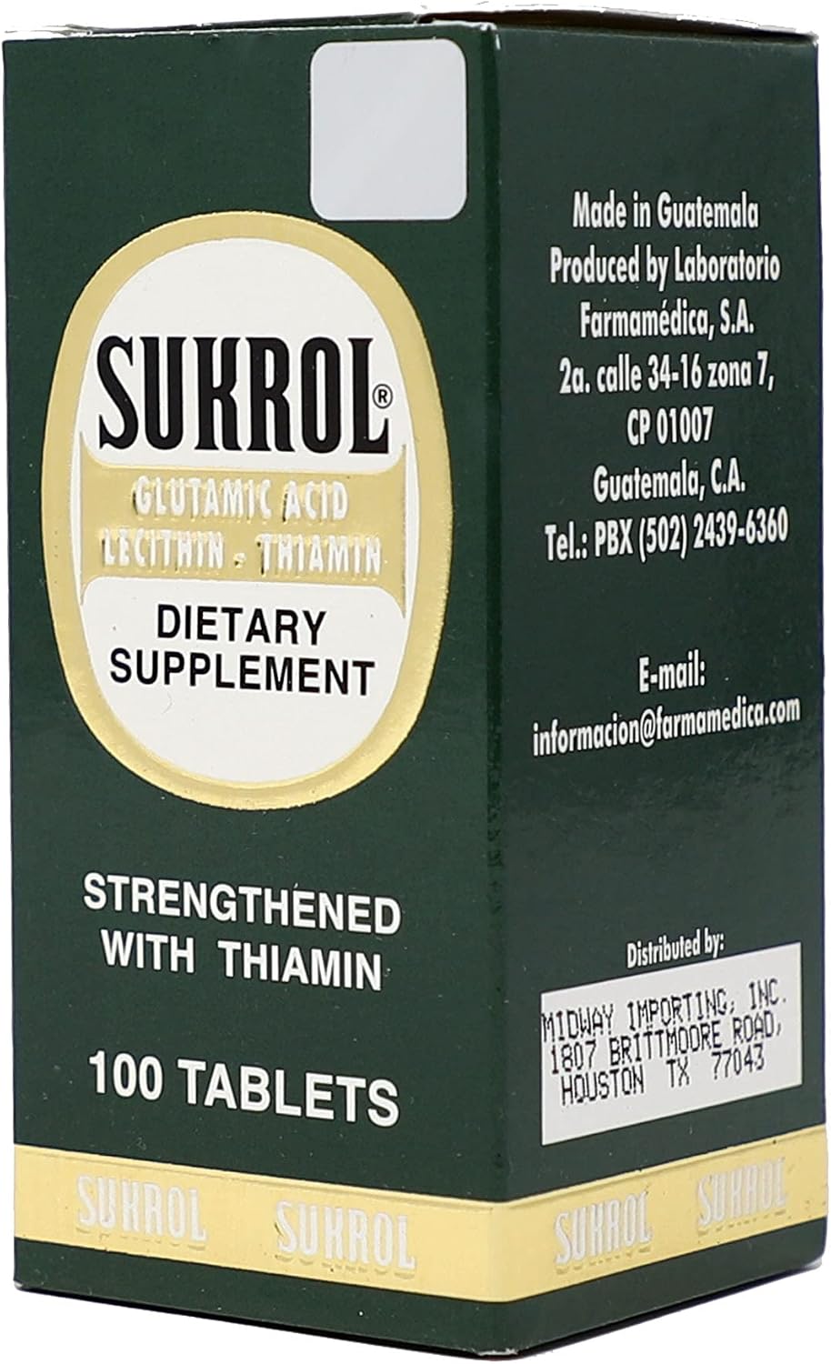 Sukrol Brain Support Supplement – 100 Tablets - görsel 4