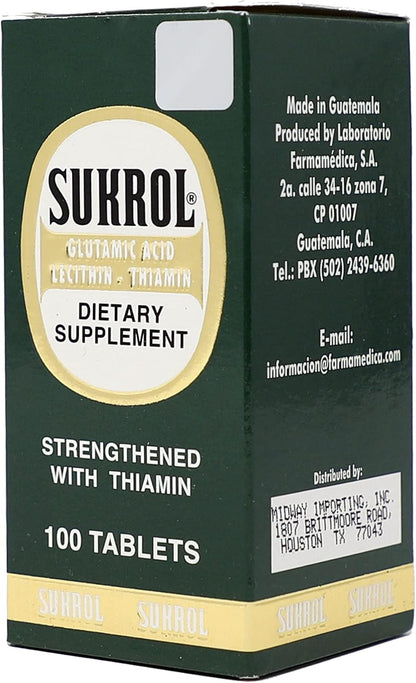 Sukrol Brain Support Supplement – 100 Tablets