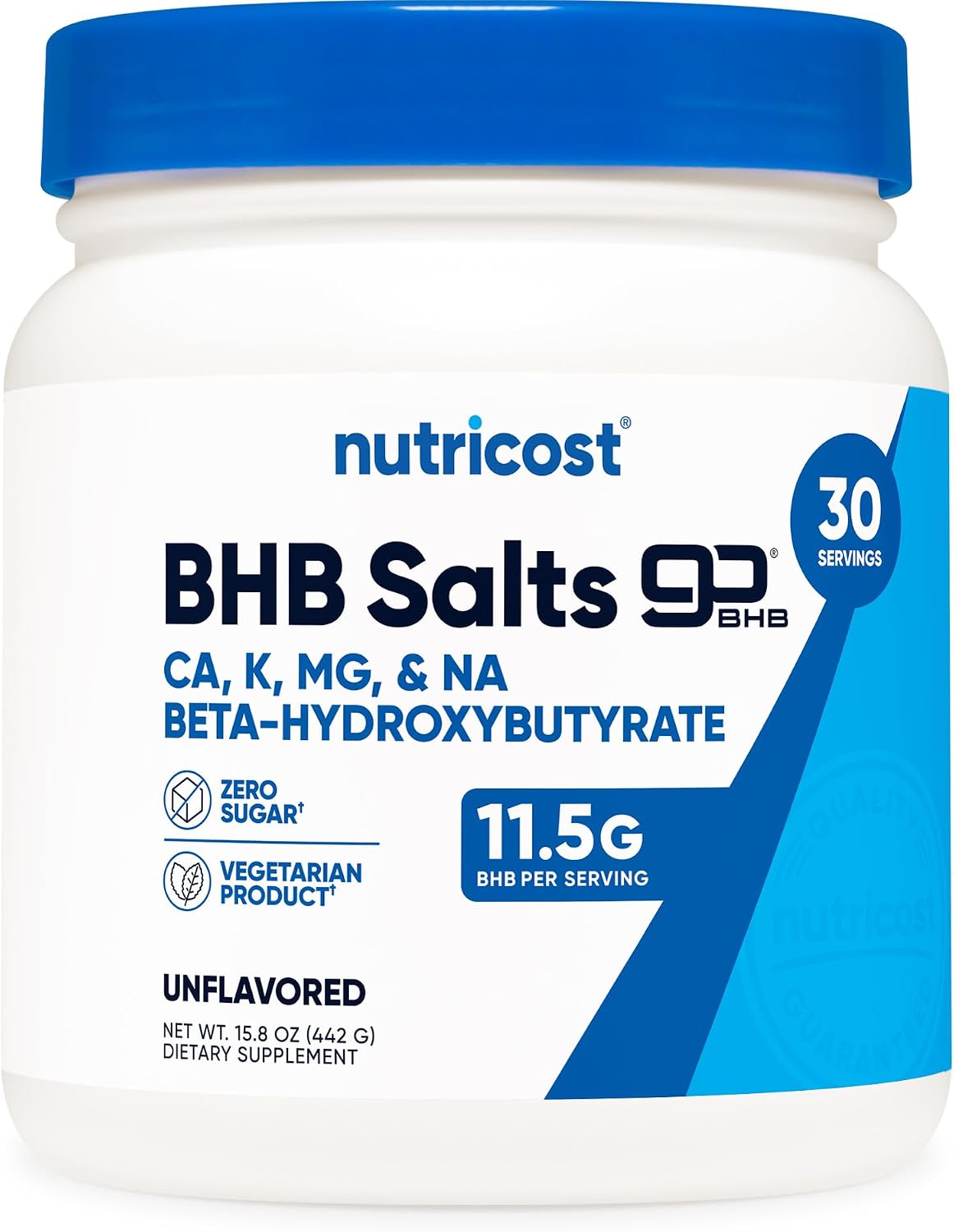 Nutricost Keto BHB Exogenous Ketones 4-in-1 - Unflavoured - 30 Servings - görsel 1