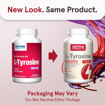 Jarrow Formulae L-Tyrosine 500 mg - 100 Capsules