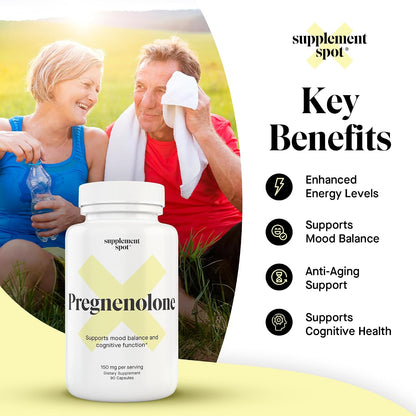 Pregnenolone 150 mg, 90 Capsules