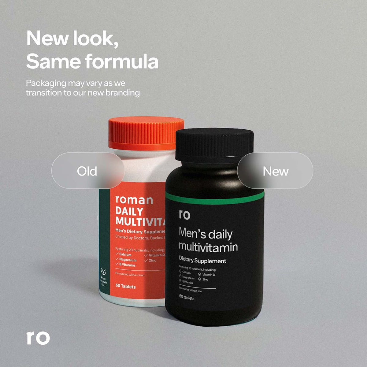 Ro Daily Multivitamin for Men | Supports Physical Activity, Brain and Heart Health, and Immune System with 23 Key Nutrients | 30-Day Supply (60 Tablets) - görsel 7
