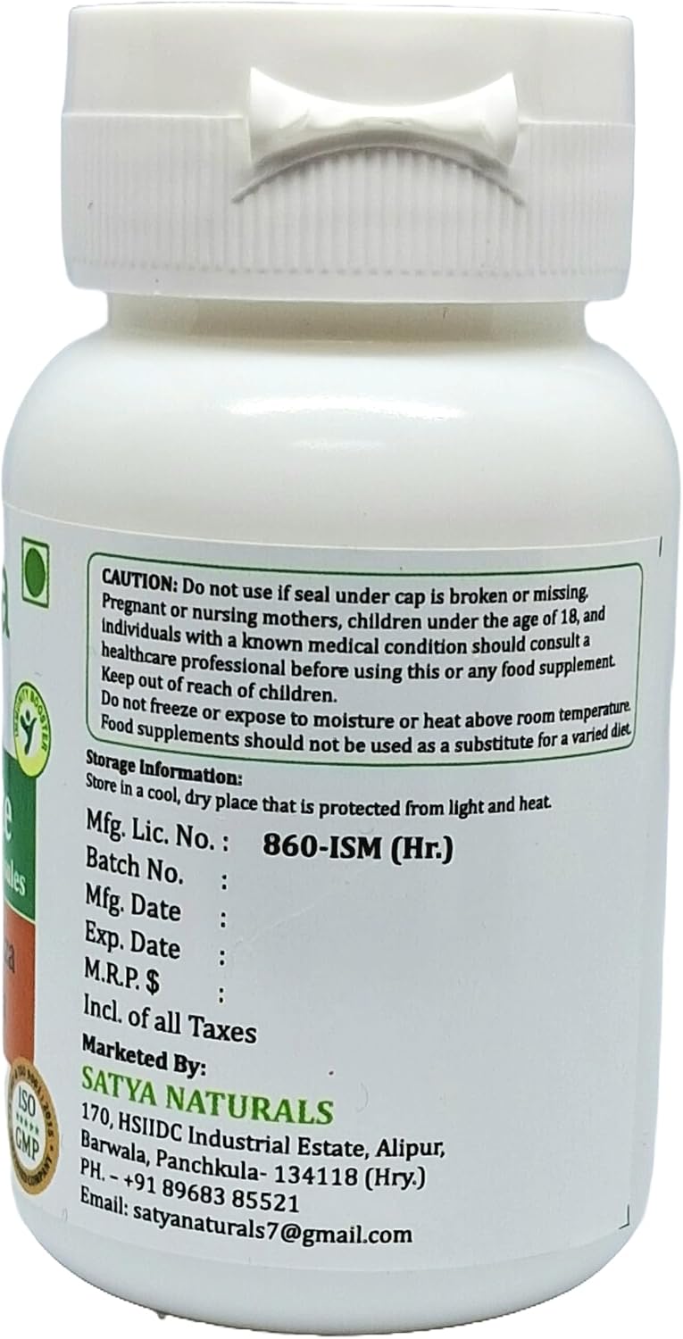 Satya Naturals Kutki Forte Capsule 500 mg - 60 Veg Capsules | Picrorhiza Kurroa Extract - görsel 3