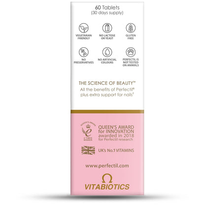 Perfectil Plus Nails Extra Support - 60 Tablets