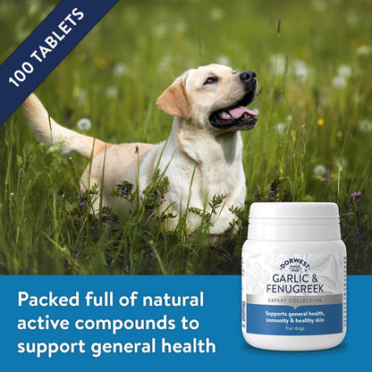 Dorwest Herbs Garlic and Fenugreek Tablets for Dogs and Cats (100 Tablets)