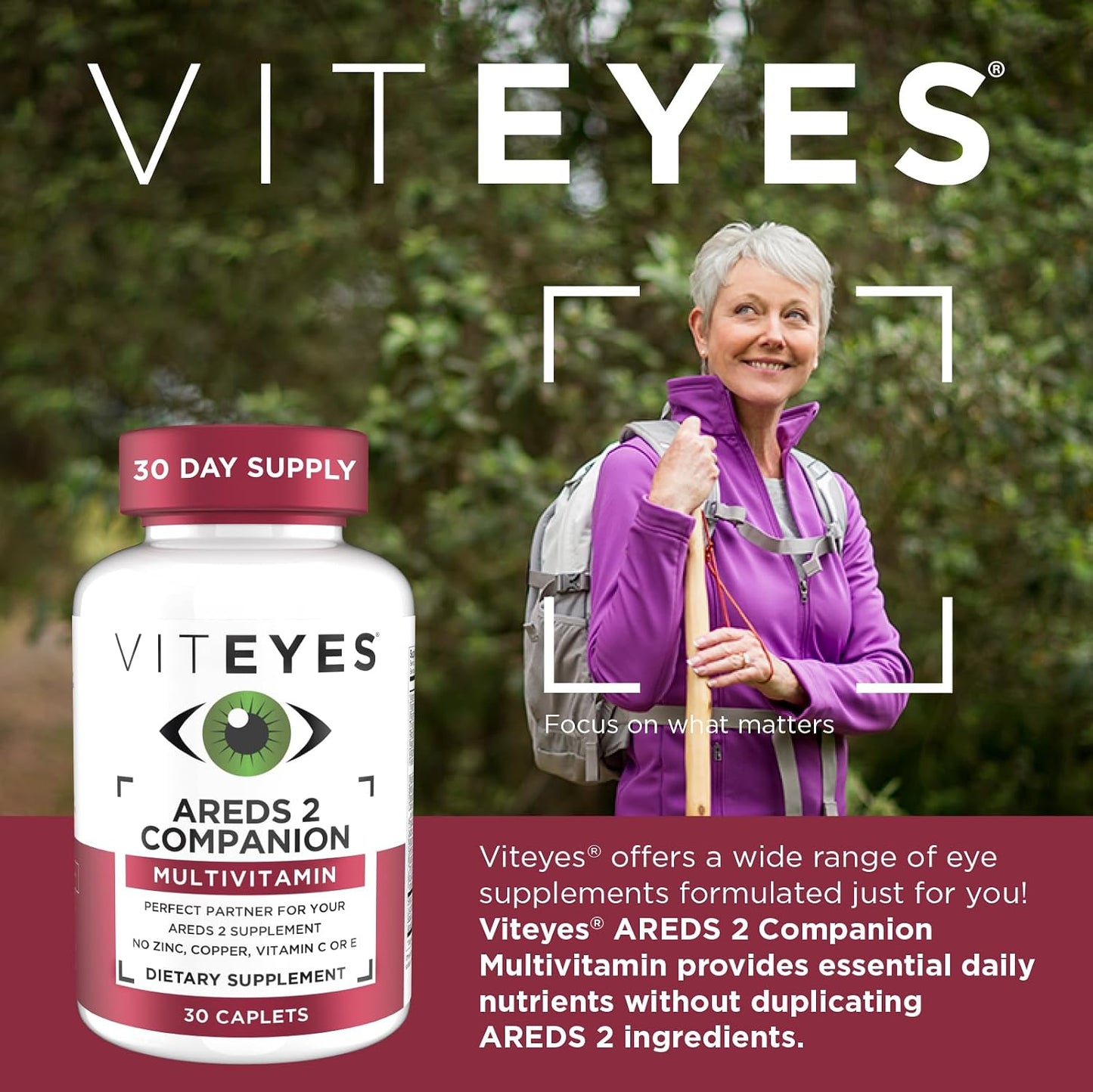 Viteyes Classic AREDS 2 Companion Multivitamin Supplement - görsel 2