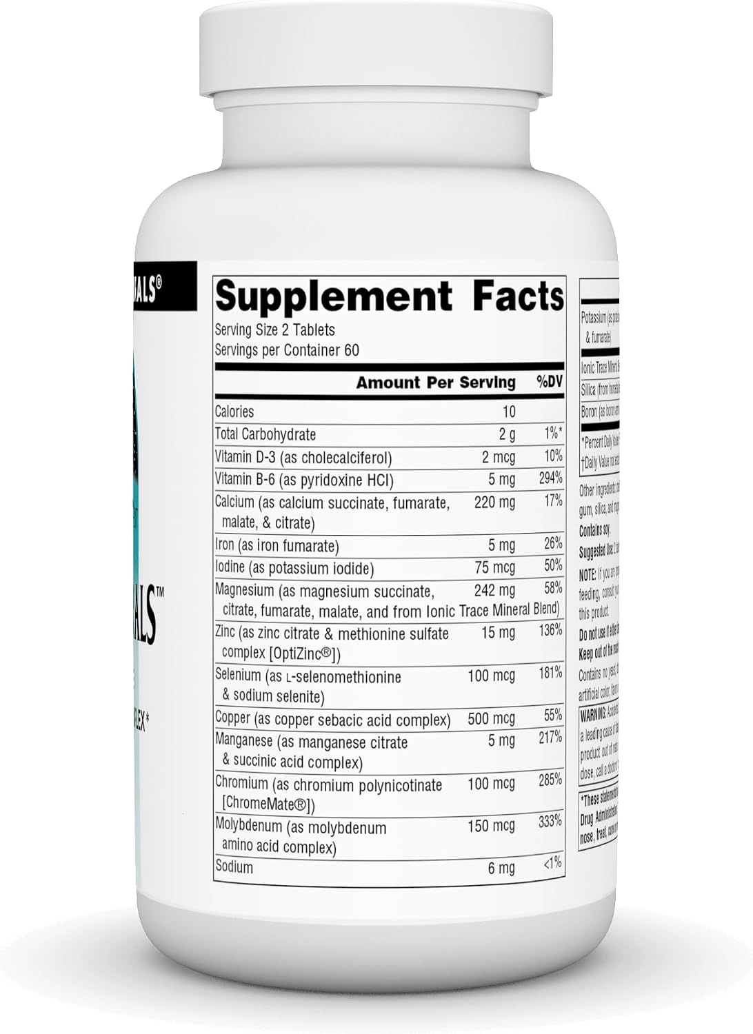 Source Naturals Life Minerals, Krebs Cycle Multi-Mineral Complex - 120 Tablets - görsel 2