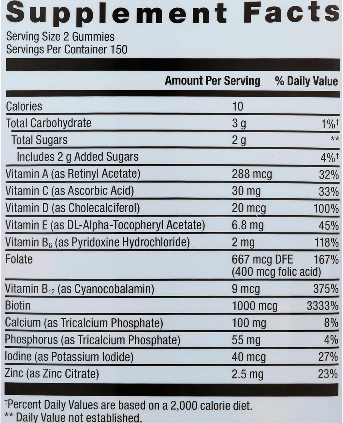 Equate Women's Multivitamin Gummies, 300 Vegetarian Chewable Gummies + Sticker - görsel 4
