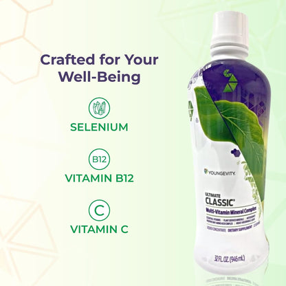 Youngevity Ultimate Classic Multivitamin & Mineral Complex – Liquid (2-Pack)