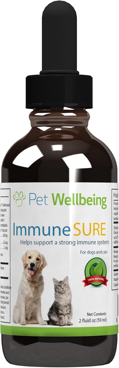 Pet Wellbeing Immune Sure for Dogs - Herbal Supplement 59 ml