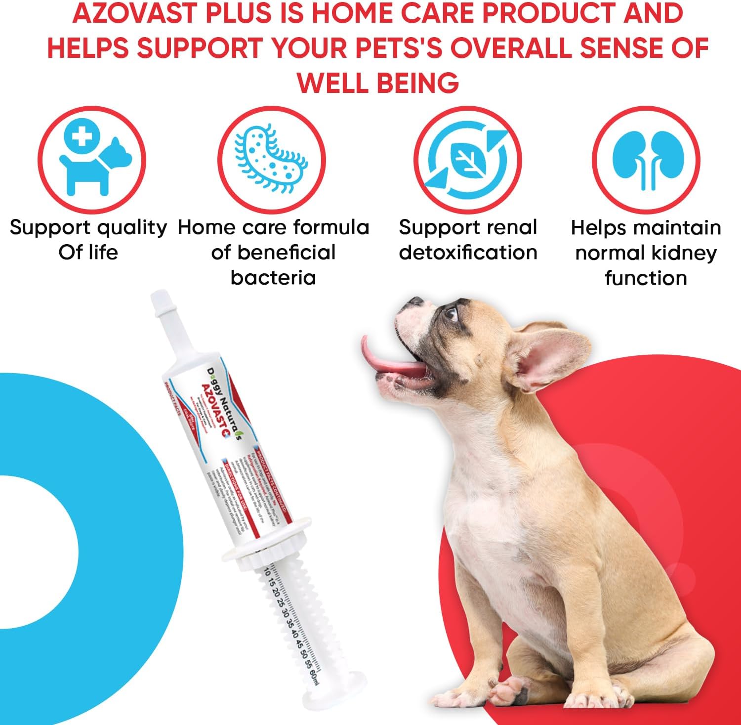 Azovast Plus Kidney Health Supplement for Dogs and Cats - Oral Paste (60 cc) - görsel 6