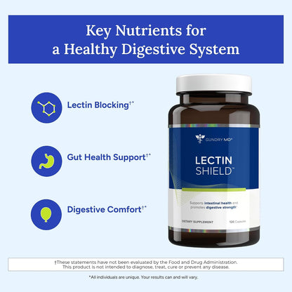 Gundry MD® Lectin Shield – Gut Health and Digestion Food Supplement