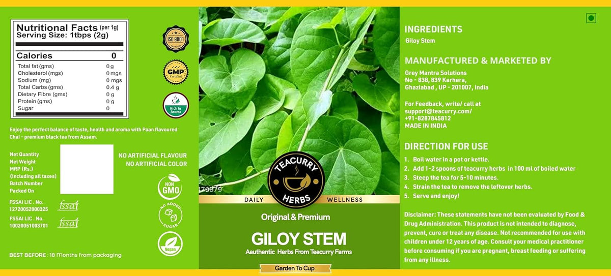 TEACURRY Giloy Sticks (50g) - görsel 7