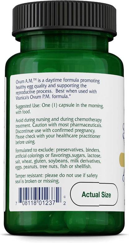 Vitanica Ovum A.M., Vegan, 30 Capsules