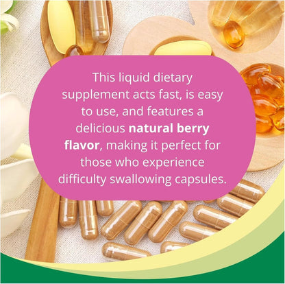 Liquid Biotin and Collagen 15000 mcg, Natural Berry Flavour, Drops for Hair, Skin, Nails (Pack of 2)