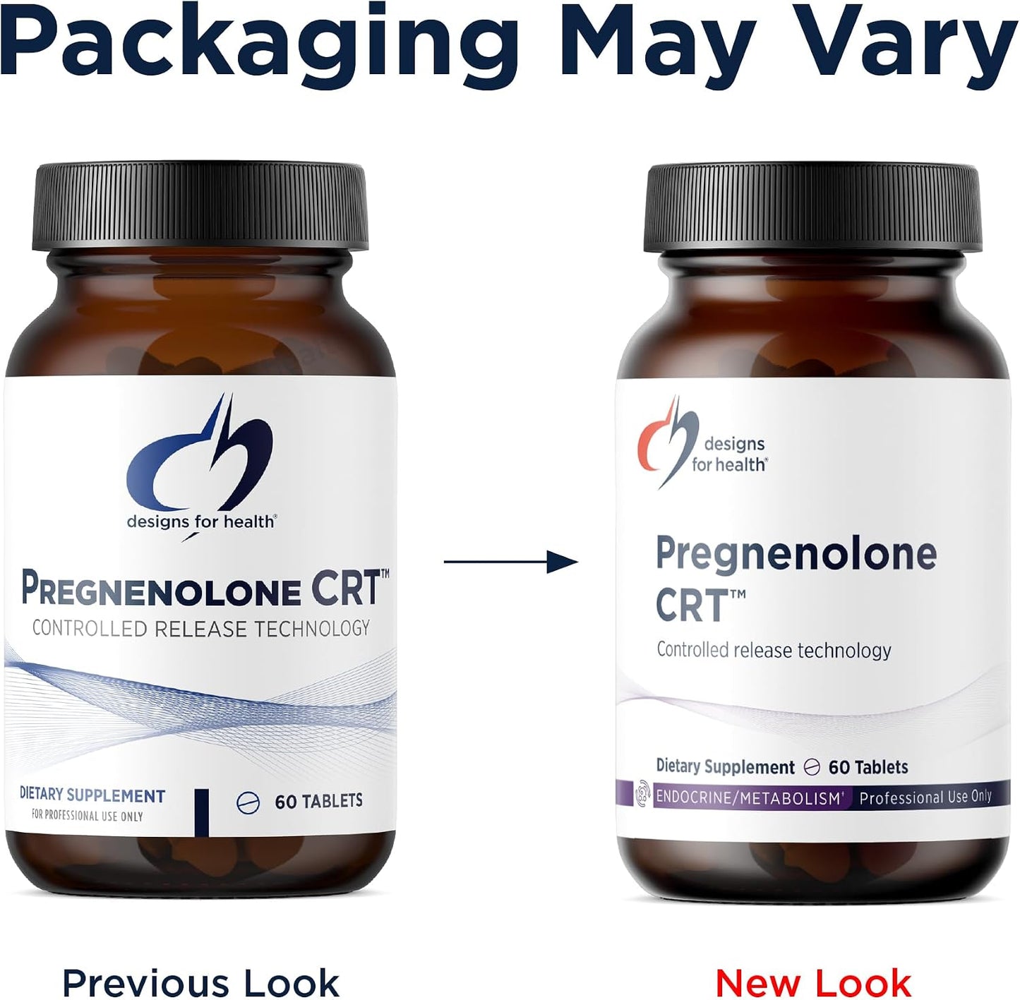 Designs for Health Pregnenolone CRT - 30mg Controlled/Time Release Pregnenolone (10–12 Hour) - Hormone Precursor for Women and Men - Vegan + Non-GMO (60 Tablets) - görsel 4