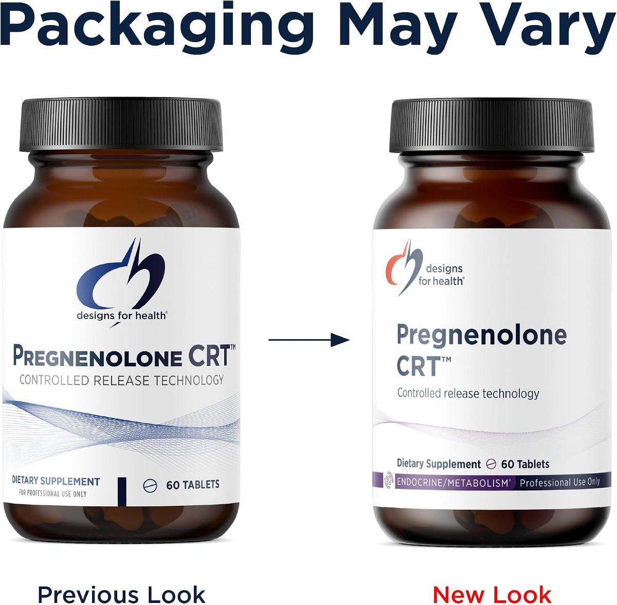 Designs for Health Pregnenolone CRT - 30mg Controlled/Time Release Pregnenolone (10–12 Hour) - Hormone Precursor for Women and Men - Vegan + Non-GMO (60 Tablets) - görsel 4