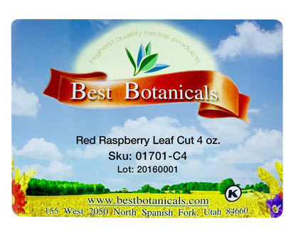 Best Botanicals Red Raspberry Leaf Cut, 113 g