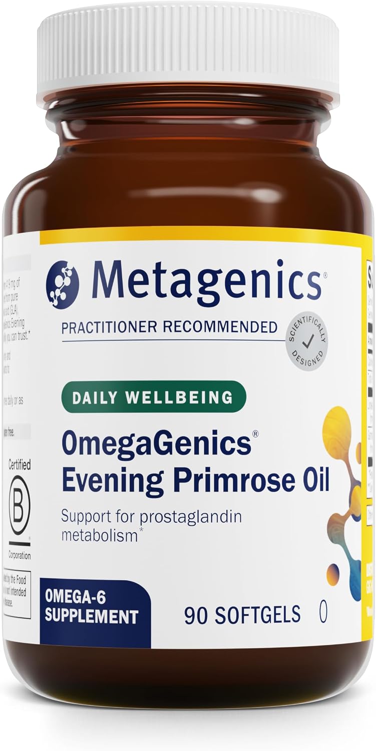 Metagenics OmegaGenics Evening Primrose Oil - 419 mg Omega-6 with 50 mg GLA - 90 Softgels - görsel 1