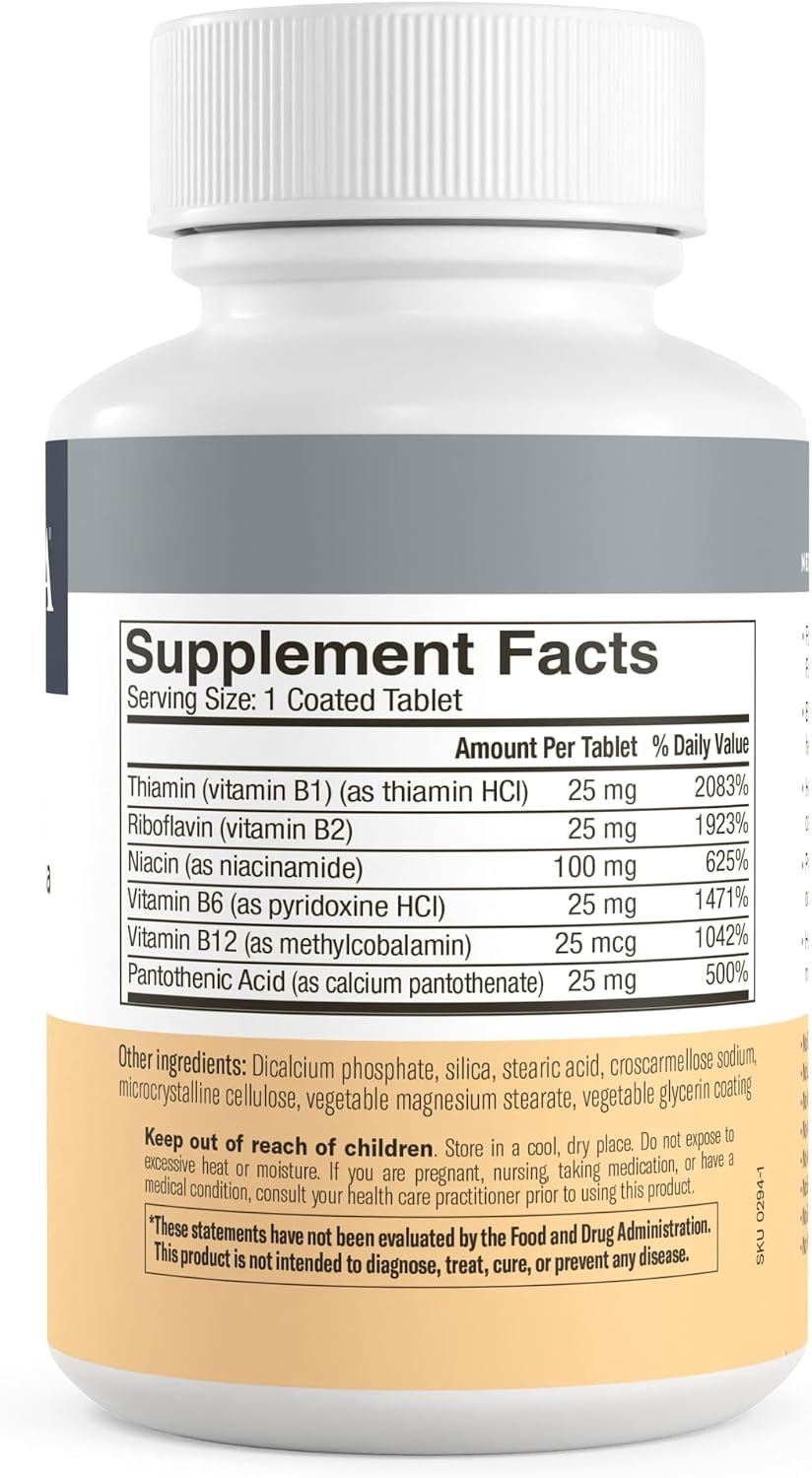 Freeda Super B Complex Without Folic Acid or PABA - 100 Tablets - görsel 5