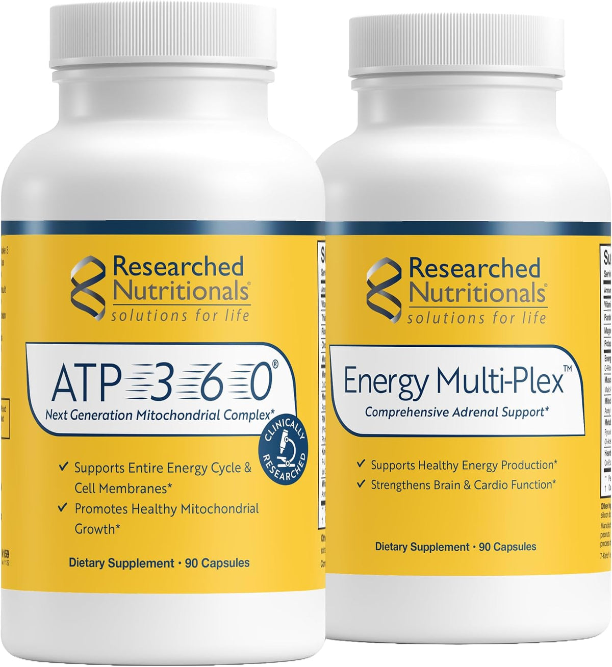 Researched Nutritionals Optimised Energy Duo - ATP 360 & Multi-Plex - görsel 1