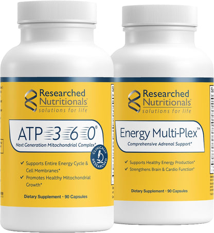 Researched Nutritionals Optimised Energy Duo - ATP 360 & Multi-Plex