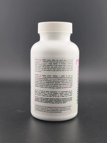 Stemrelease3 Advanced Stem Cell Nutrition for Natural Renewal and Vitality, Exclusive Blend for Supporting Telomere Health, 60 Capsules