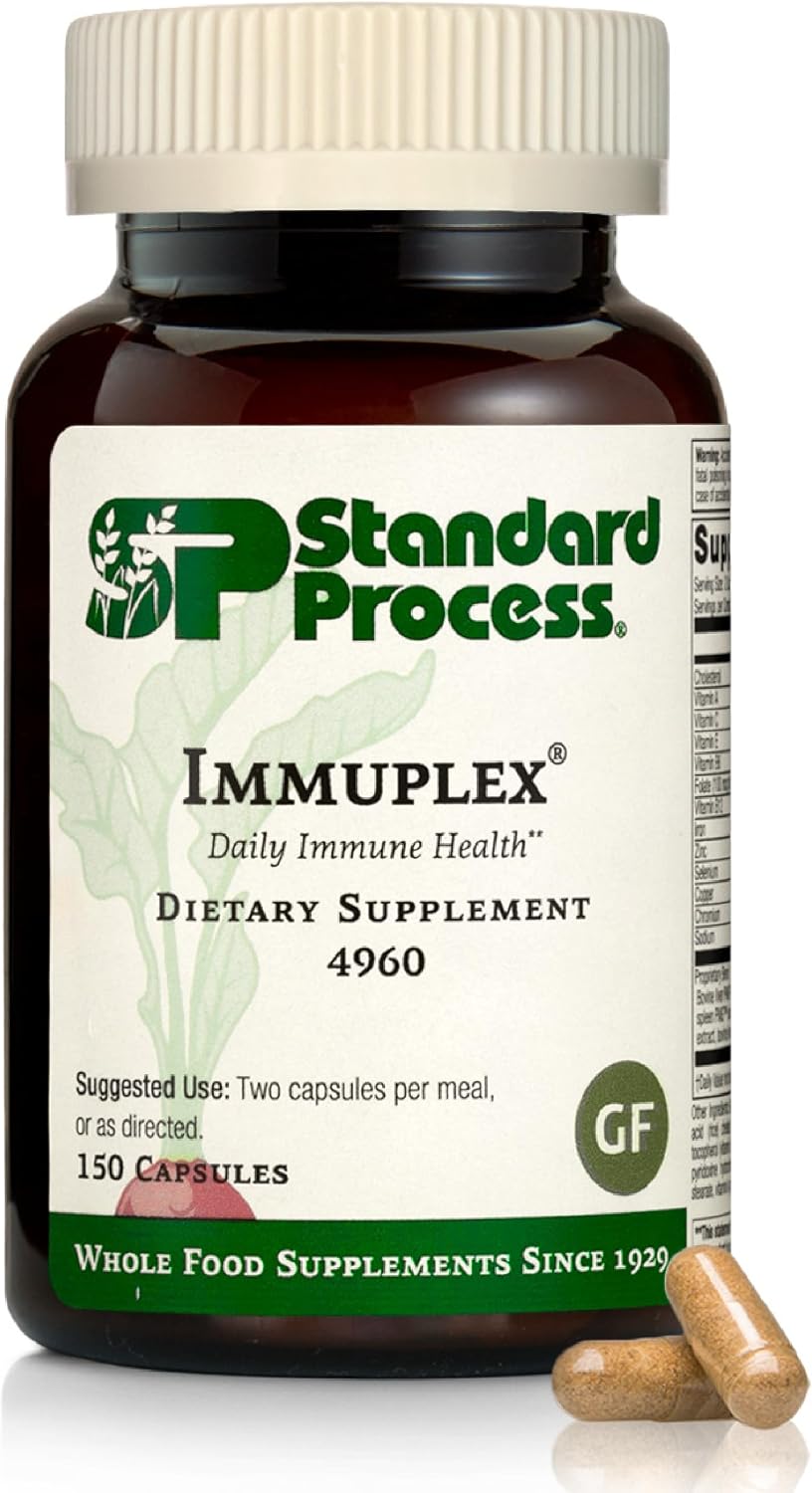 Standard Process Immuplex - Daily Immune Support Supplement - 90 Capsules - görsel 8