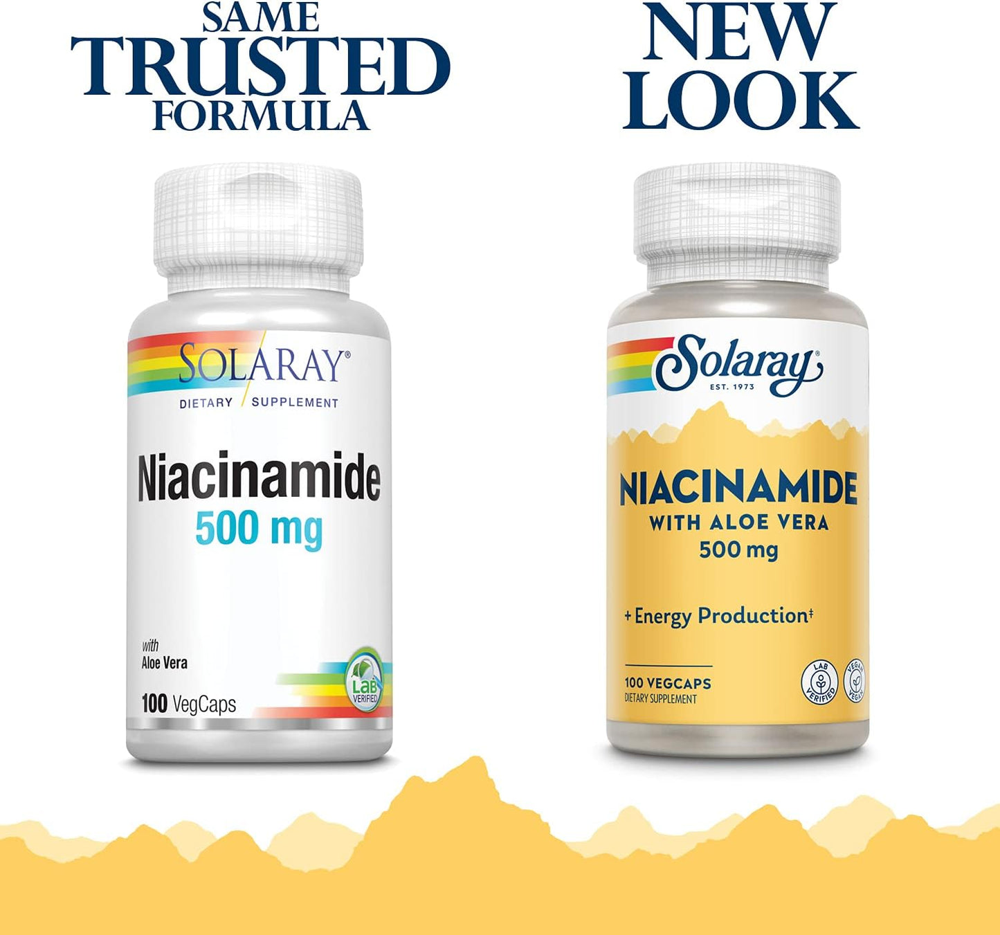 SOLARAY Niacinamide 500 mg - Vitamin B-3 for Energy, Nerve & Skin Health (100 Capsules) - görsel 2