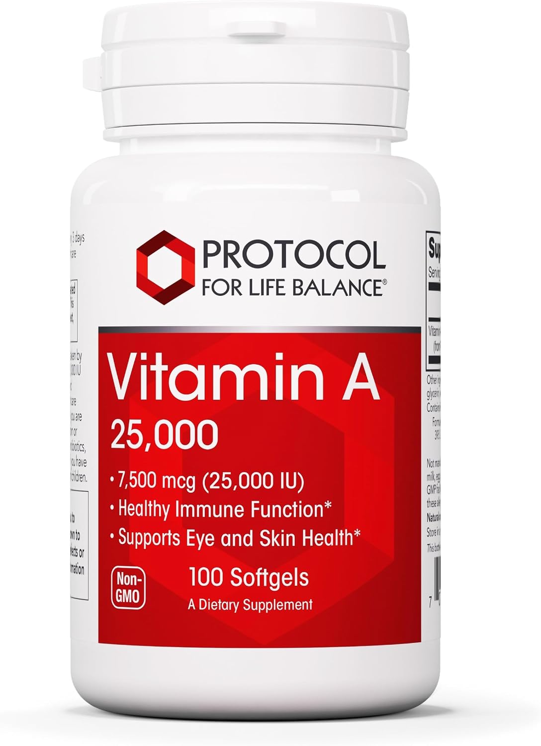 Protocol for Life Balance Vitamin A 25,000 IU – 100 Softgels - görsel 1