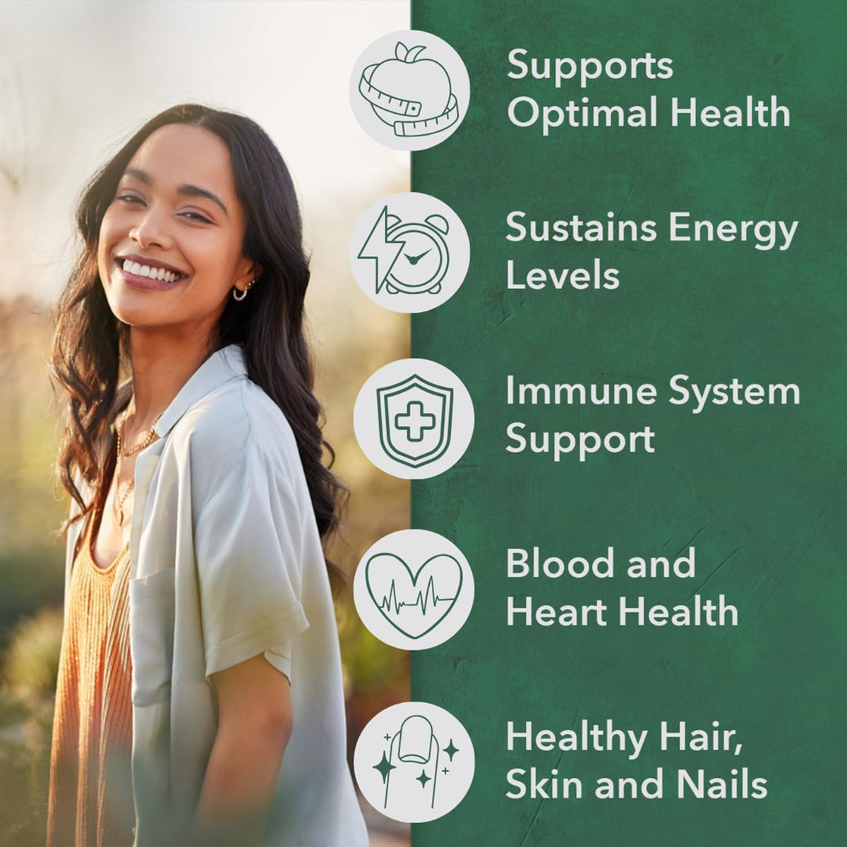 PlantFusion Organic Multivitamin for Women with Iron – One-a-day Vegan Whole Food Blend for Energy & Immune Support – 30 Tablets - görsel 3