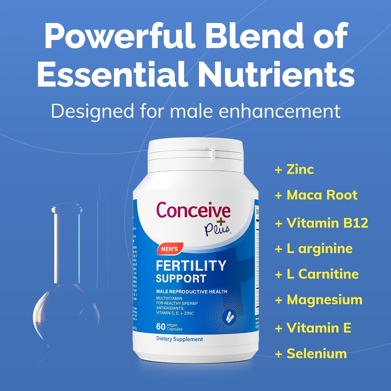 CONCEIVE PLUS Fertility Support for Men – 60 Capsules - görsel 6