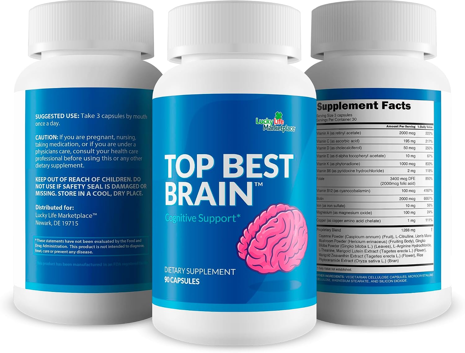 Top Best Brain - Cognitive Support Supplement - görsel 4