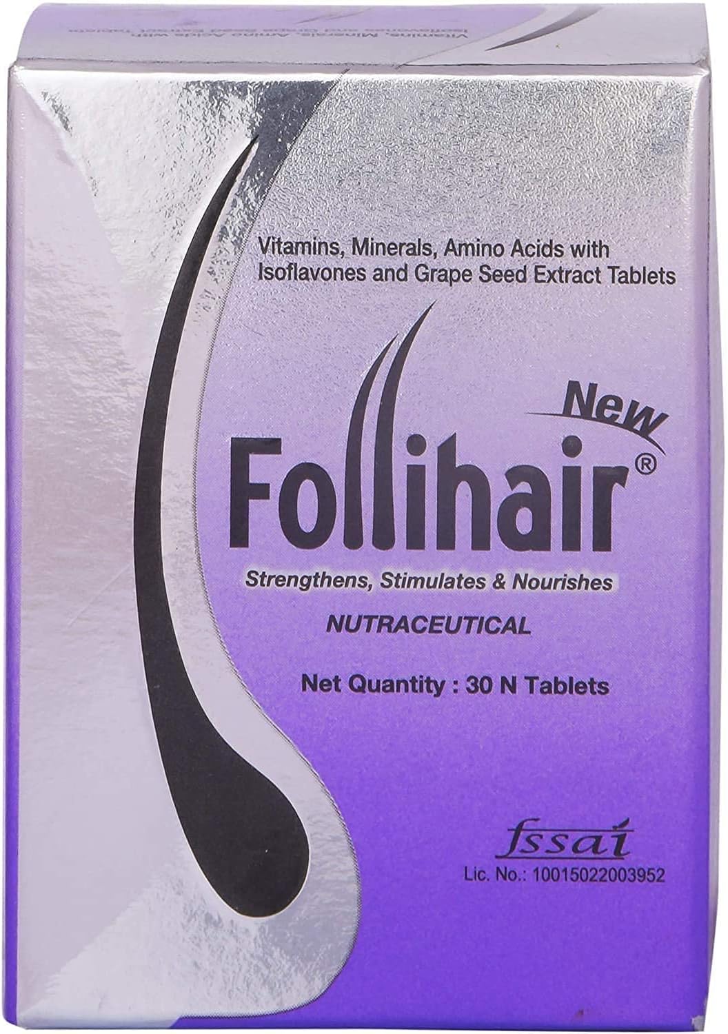 Pack of 4 Follihair 30 Tablet Each Pack - görsel 3