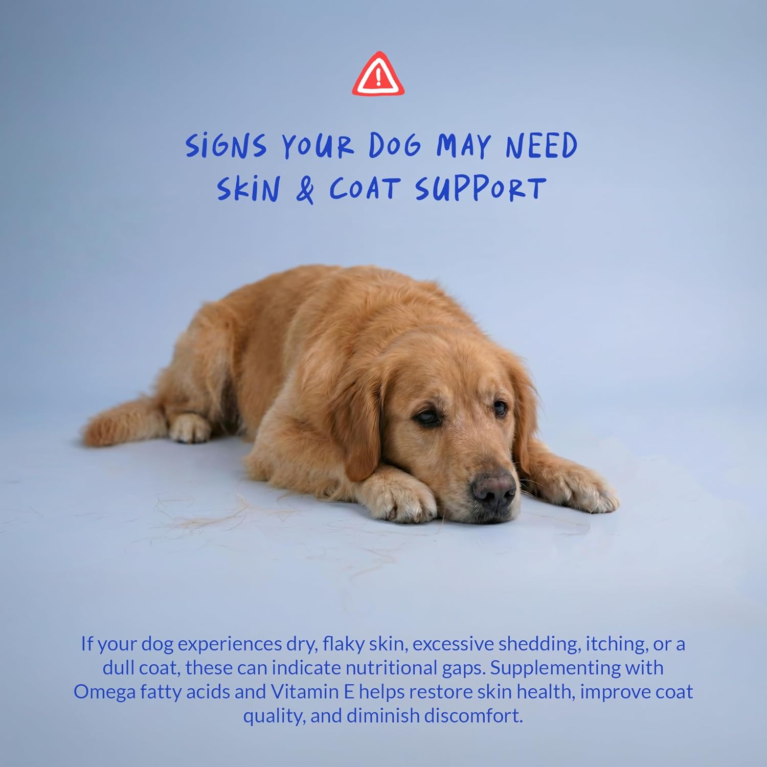 Omega 3 Fish Oil for Dogs 120 Tablets - Skin, Coat and Joint Support - görsel 4