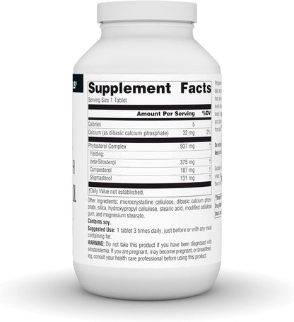 Source Naturals Mega Strength Beta Sitosterol, Plant Sourced, 375mg - 240 Tablets