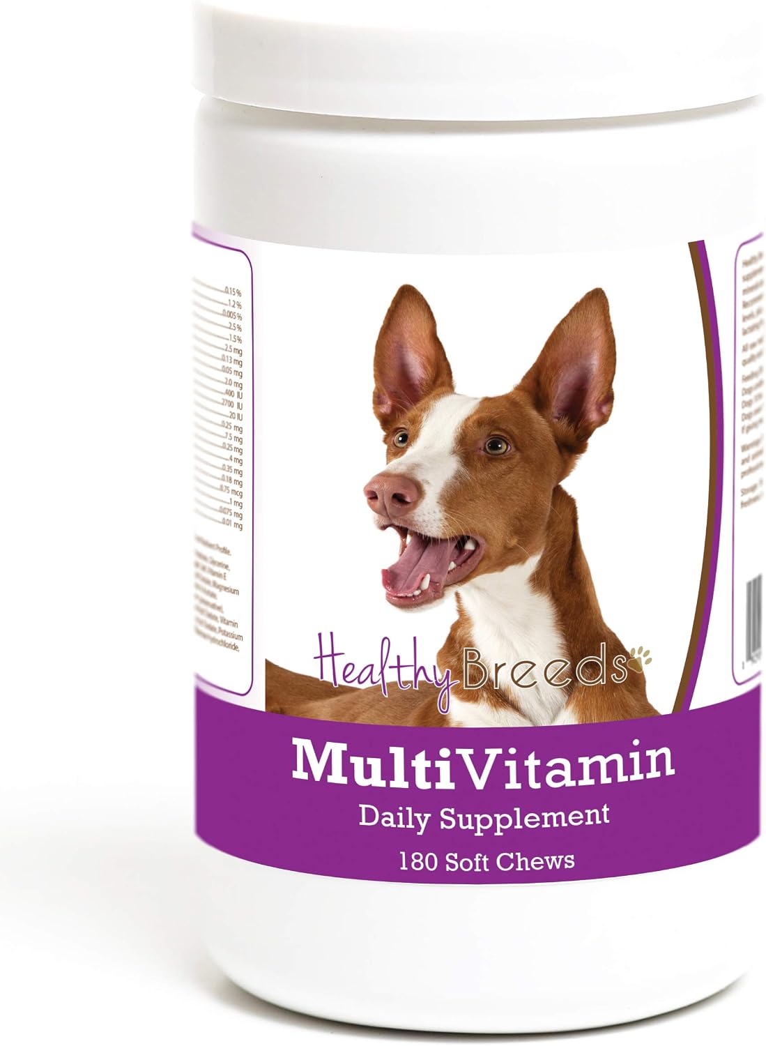 Healthy Breeds Ibizan Hound Multivitamin Soft Chew for Dogs, 180 Soft Chews - görsel 1