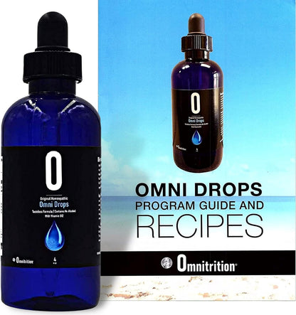 Omni Drops Diet Drops with Vitamin B12 - 118 ml with Programme Guide